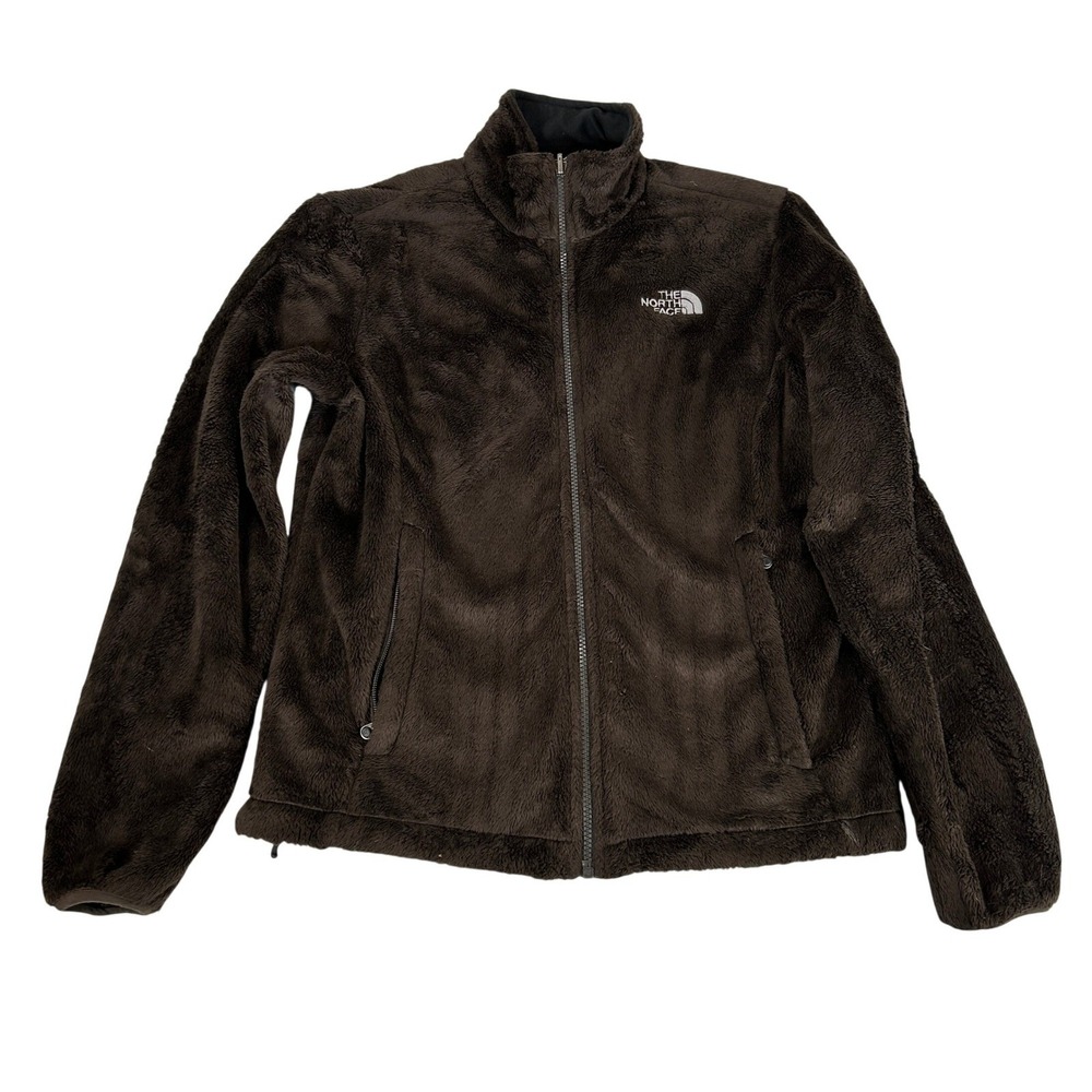 The North Face Osito Full Zip Fleece Jacket Womens Medium Brown